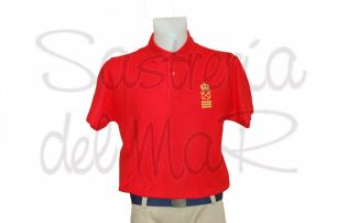 Polo rojo Capitn de Yate 